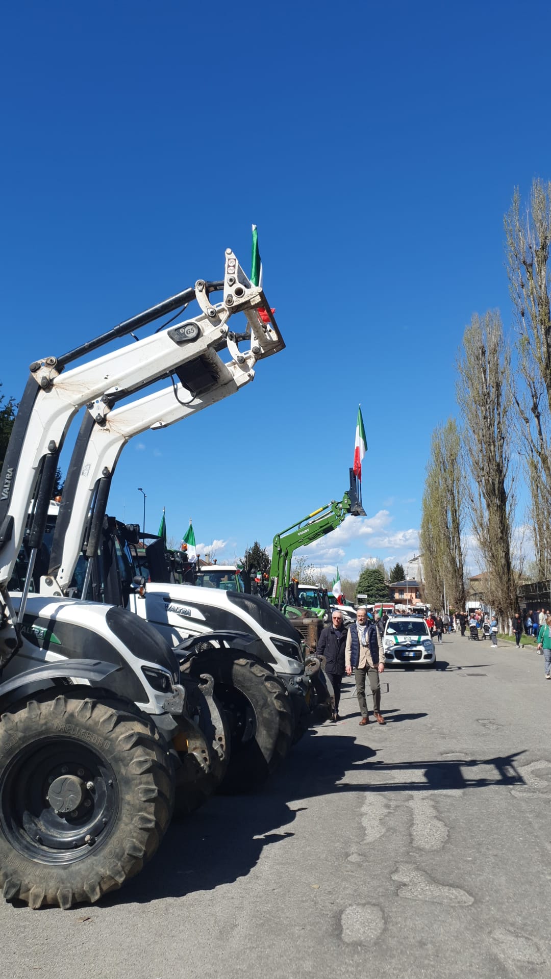 protesta trattori melzo 1