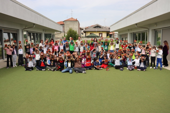 L’assessore regionale all’Ungaretti di  Melzo per  “Far fiorire la scuola” con il Gruppo Netweek