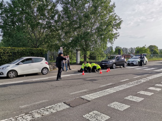 Incidente di fronte al Parco dei Germani di Cernusco