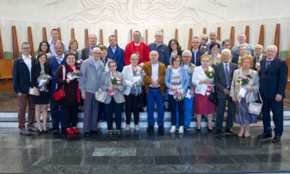 La comunità di Limito festeggia le coppie più longeve