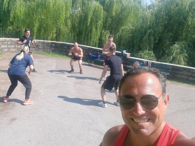 Fighter in giro per i parchi di Cernusco sul Naviglio, per renderli più sicuri. Parola di Bruno Danovaro