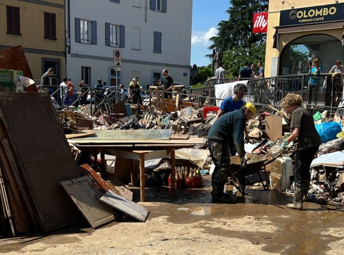 Bellinzago Lombardo prova a rialzarsi dopo l’alluvione