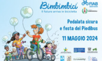 Bimbimbici a Gorgonzola: pedalata sicura e festa del Piedibus sabato 11 maggio 2024