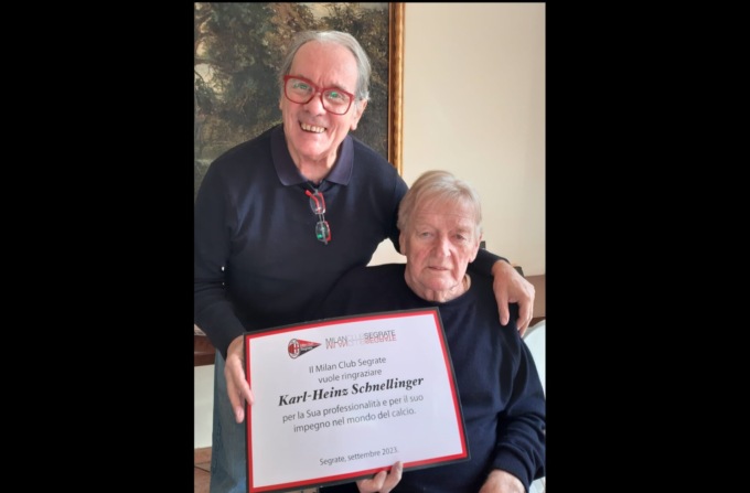 Segrate lo ha adottato, ora piange “l’angelo biondo” Karl-Heinz Schnellinger