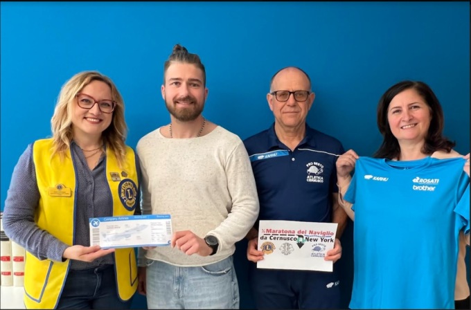 Premiato il vincitore del biglietto per New York della lotteria della Mezza maratona di Cernusco sul Naviglio