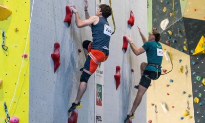 Coppa Italia di arrampicata Speed: secondo posto per il cassanese Zurloni