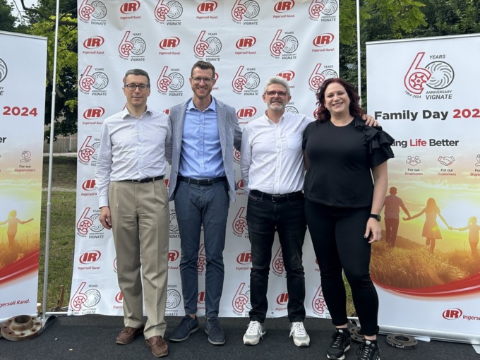 L’azienda festeggia con le famiglie: Ingersoll Rand compie 60 anni a Vignate