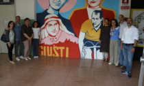 Ultimo giorno di scuola a Vignate: inaugurati i murales dedicati ai Giusti
