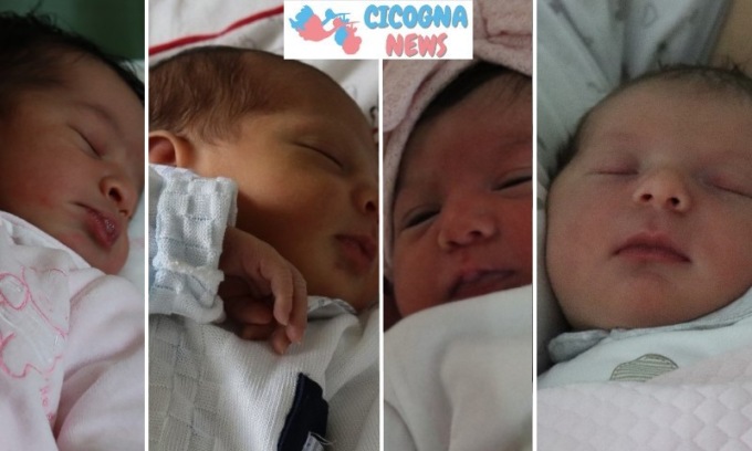 Tre fiocchi rosa e uno azzurro all’ospedale di Melzo