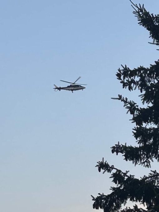 Operazione dei Carabinieri con l’elicottero a Trezzo sull’Adda