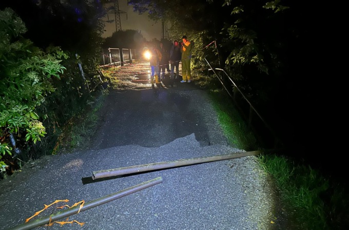 Alluvione maggio a Cambiago, in corso lavori di messa in sicurezza del Trobbia: “Nuovo ponte entro l’autunno”