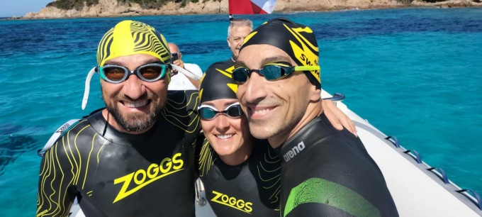 Hanno attraversato a nuoto le Bocche di Bonifacio: sfida vinta per Alessandro, Elisa e Alberto