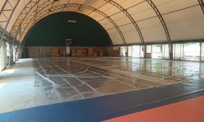 Il bocciodromo del centro sportivo di Cernusco sul Naviglio diventa una nuova palestra