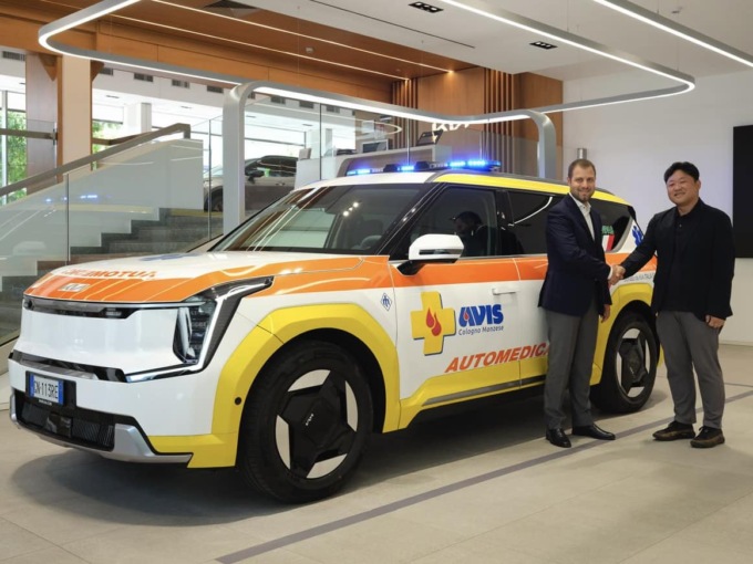 Suv 100% elettrico diventa un’automedica per l’Avis di Cologno Monzese