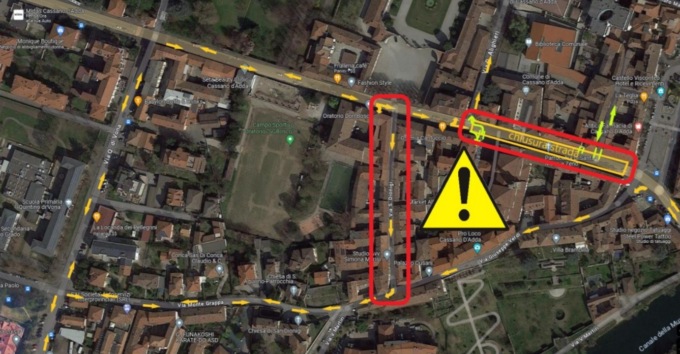 Lavori in centro a Cassano d’Adda, da mercoledì 17 luglio inizia la fase 2