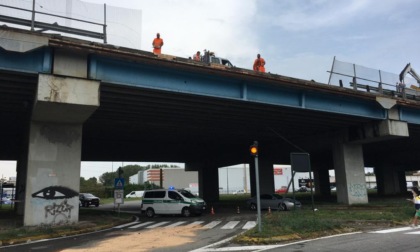 Messa in sicurezza dei guardrail, chiude lo svincolo della Tangenziale Est di Cologno Monzese