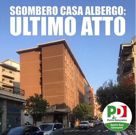 Sgombero Casa albergo, il Pd all’attacco