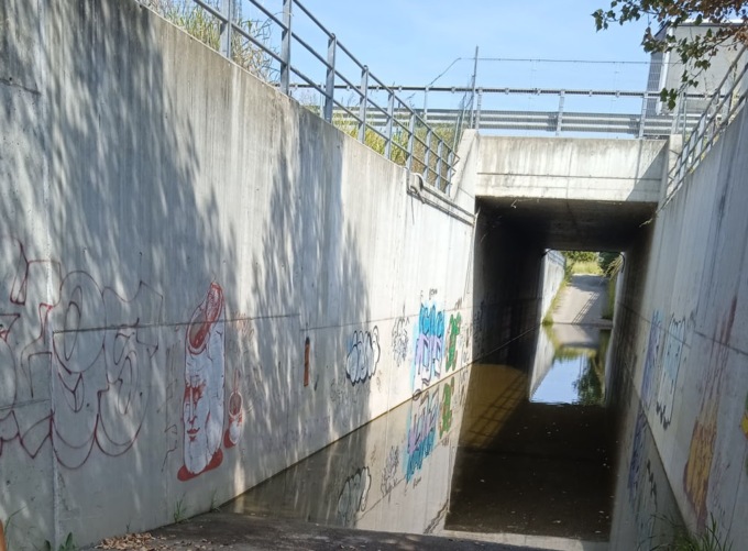 Strada interrotta da mesi per allagamento: chi deve intervenire?