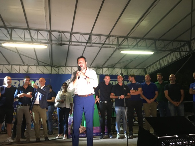 Il ministro Salvini torna a Brugherio per la festa della Lega Monza Brianza