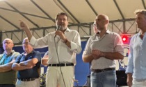 Matteo Salvini inaugura la Festa provinciale della Lega a Brugherio