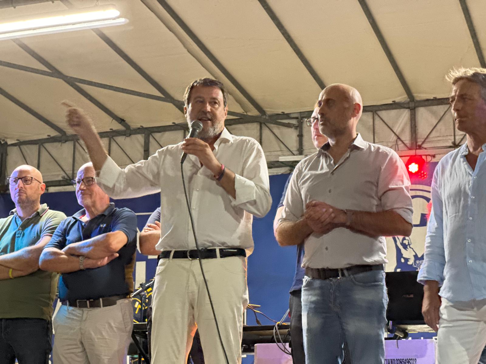 Matteo Salvini Festa provinciale Lega Brugherio