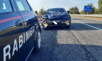 Incidente tra auto e tir sulla Cerca a Pessano con Bornago