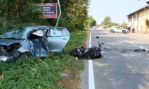 Gravissimo incidente a Cernusco sul Naviglio: scontro tra un'auto e una moto