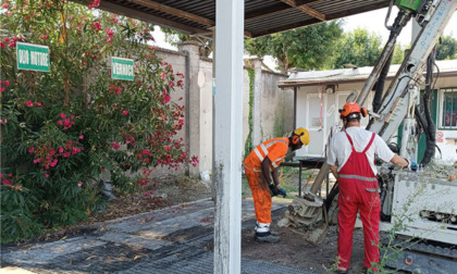 Ex piattaforma ecologica: prelevati campioni di terreno