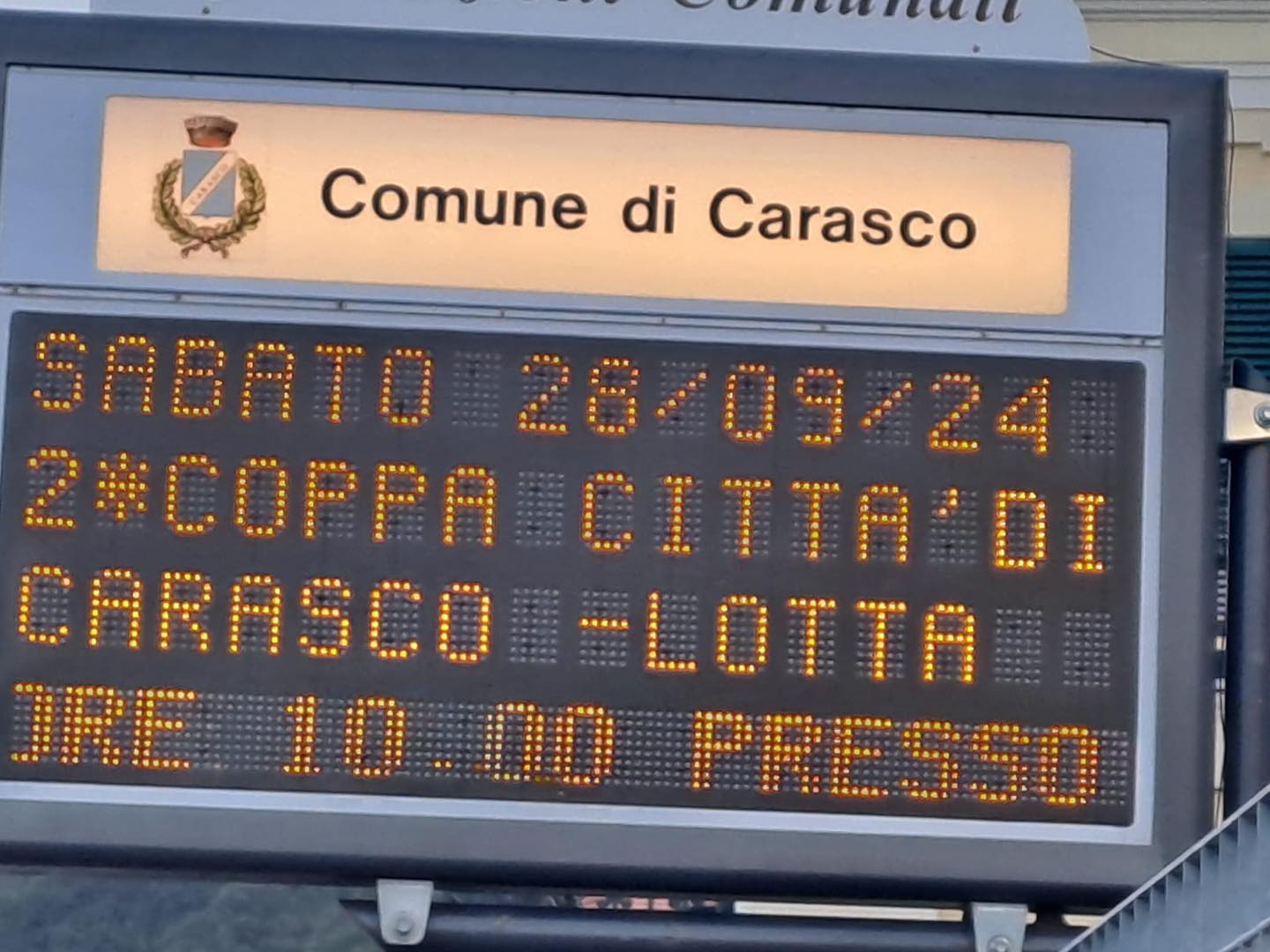 Coppa Citta Carasco