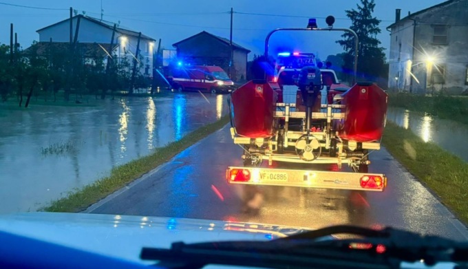 Maltempo Emilia-Romagna: Protezione civile della Città Metropolitana di Milano in missione