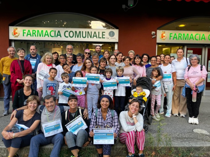 Tutti di corsa in pigiama per le strade di Gessate