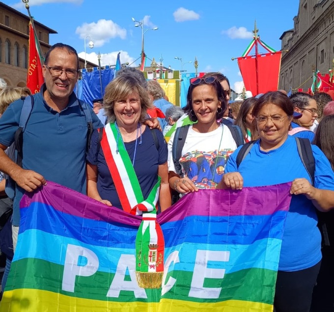 Anche Pioltello era presente alla Marcia della pace di Assisi
