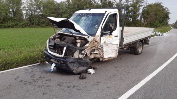 Scontro tra auto e moto Truccazzano e Rivolta d’Adda. Sp14 bloccata