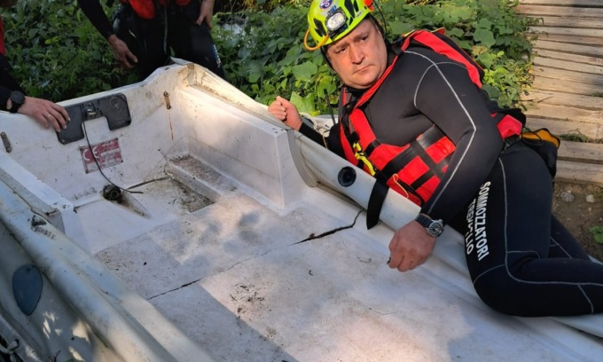 Vandalizzato a Fara Gera d’Adda il gommone dei Sommozzatori Treviglio