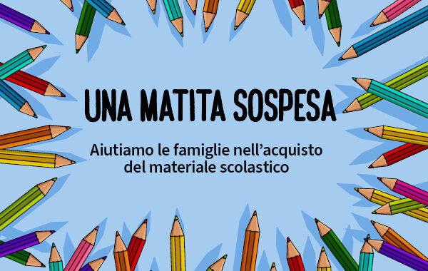 “Una matita sospesa”: appello ai cittadini per aiutare le famiglie nell’acquisto del materiale scolastico