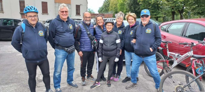 Sagra del gorgonzola, la città scoperta in bicicletta: le foto di “Pedala&Gusta”