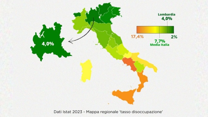 Disoccupazione ai minimi storici in Lombardia (4%), Fontana: “Estremamente orgoglioso”