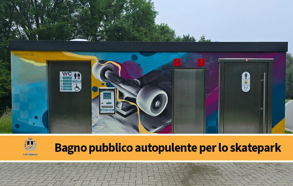 In arrivo allo skatepark di Gorgonzola un bagno autopulente