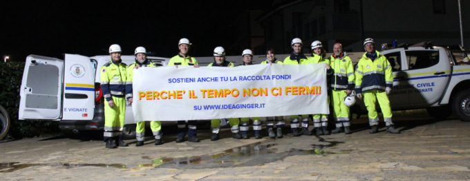 Una raccolta fondi per aiutare la Protezione civile di Vignate