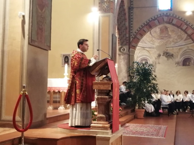 La prima Messa del diacono don Luca Vignali a Melzo