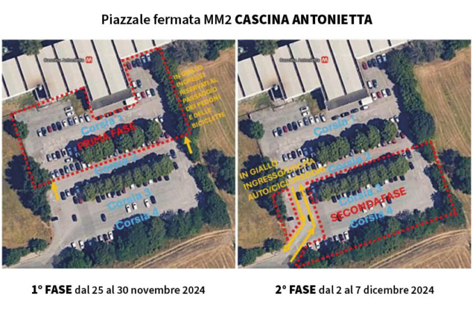 Gorgonzola, al via la manutenzione dei piazzali delle fermate MM2 Villa Pompea e Cascina Antonietta