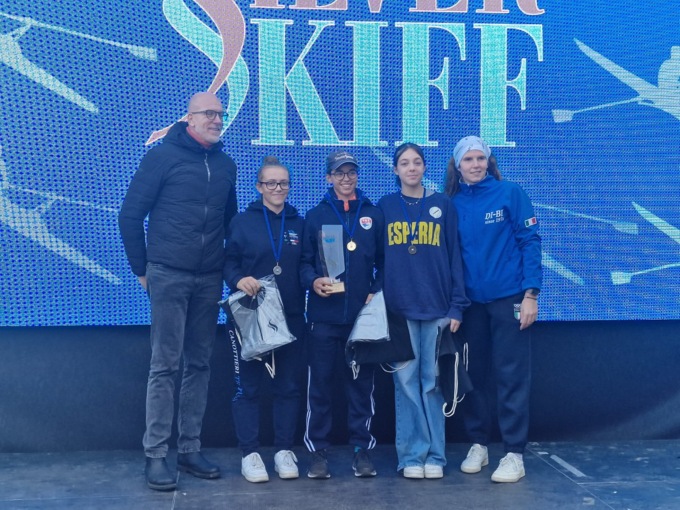 Tritium con 20 ragazzi alla Silver e Kinder Skiff a Torino
