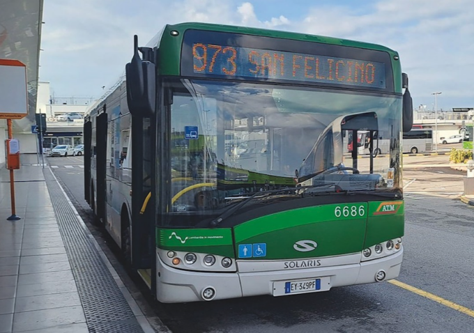 Segrate, dal 30 novembre il bus 973 arriva in piazza Cinque Giornate a Milano