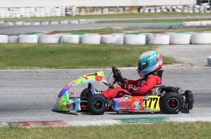 Edoardo Traina a 9 anni tra i piloti di kart più promettenti in Italia