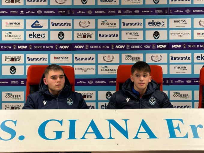 Il volto giovane della Giana: esordio tra i professionisti per Pirotta e Buzzi