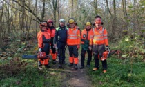 La Protezione civile mette in sicurezza il Bosco del fontanone