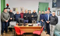 Brindisi natalizio per i soci dell'Anc di Trezzo sull'Adda