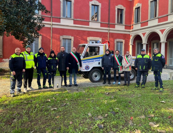 Un nuovo mezzo per la Protezione civile dell’Unione dei Comuni Adda Martesana