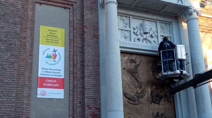 La chiesa prepositurale di Cernusco sul Naviglio si veste per il giubileo