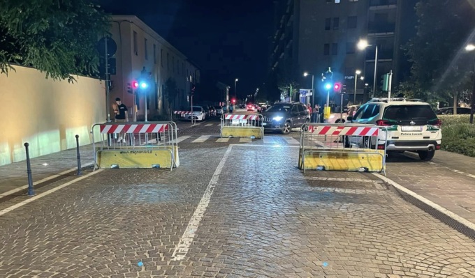 Capodanno sicuro a Brugherio: posizionate le barriere in cemento